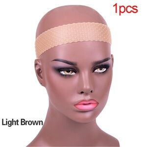 Light Brown Silicone Wig Grip Headband